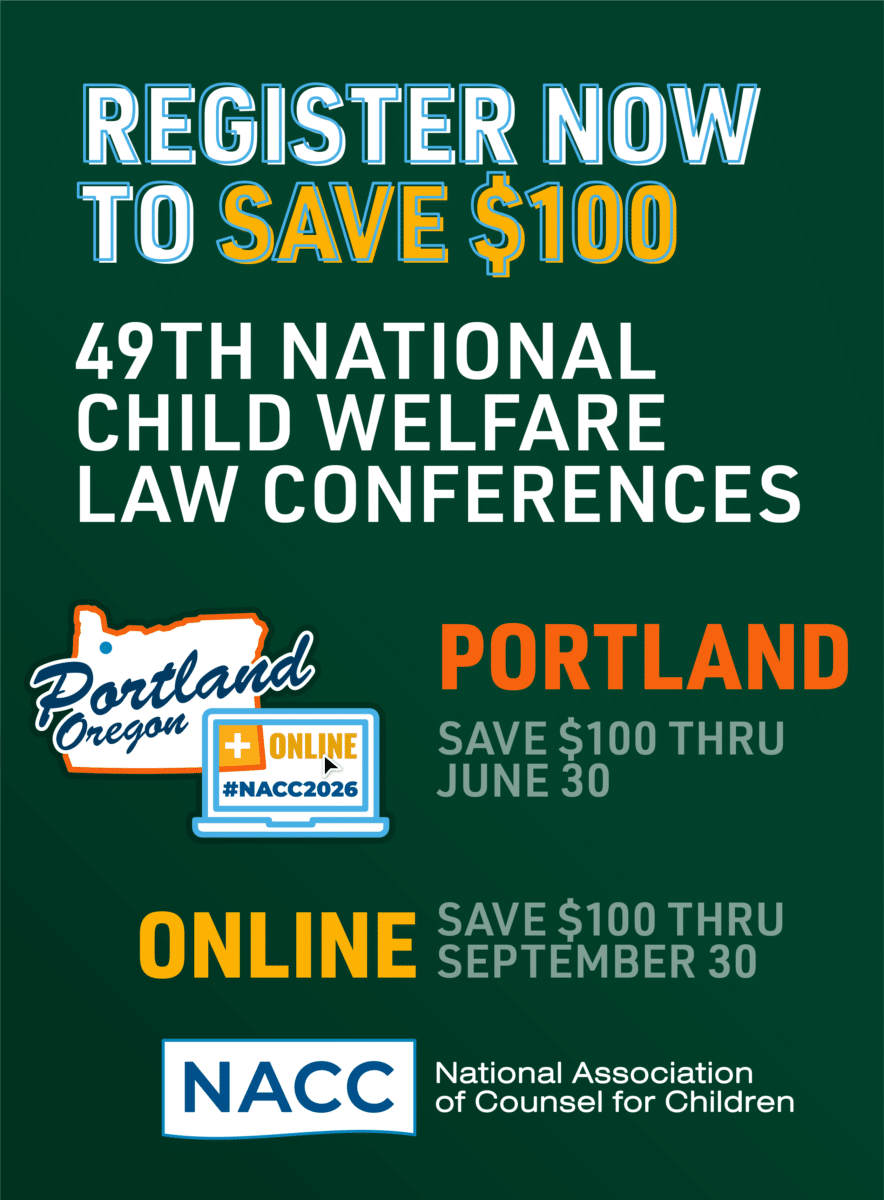 49th National Child Welfare Law Conferences - Register Now