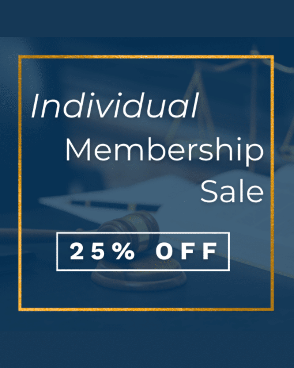 Individual Membership Sale 25% off